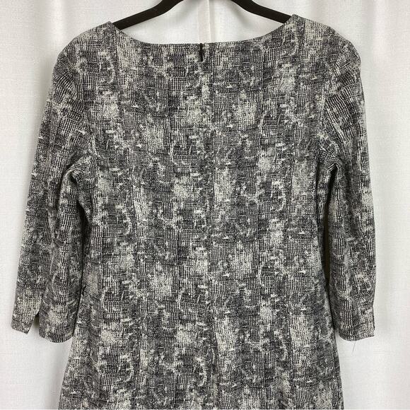 MM Lafleur Crackle Print Etsuko Sheath Dress Sz.12 - Picture 11 of 16
